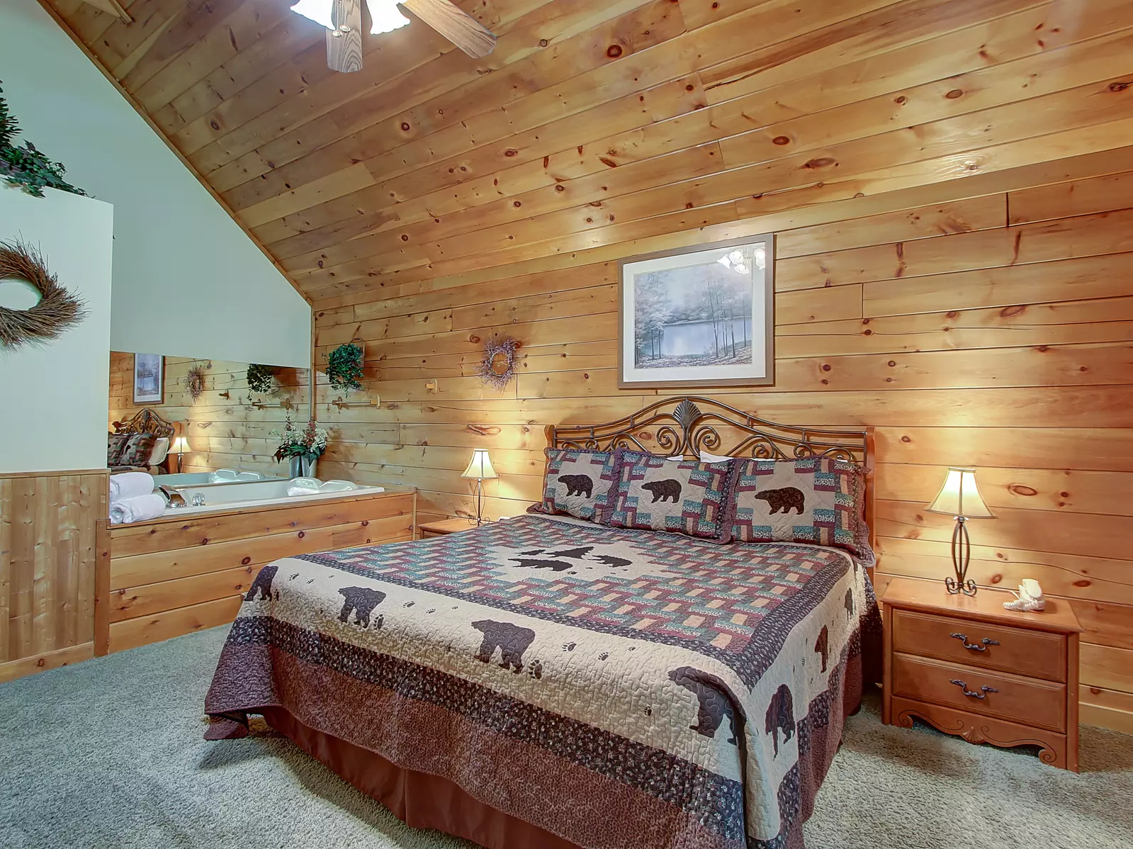 2 Bedroom Cabin Rental in Sevierville: Rustic Raccoon