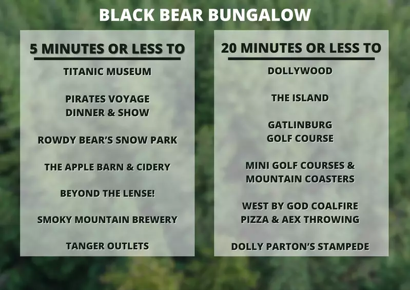 BLACK BEAR BUNGALOW