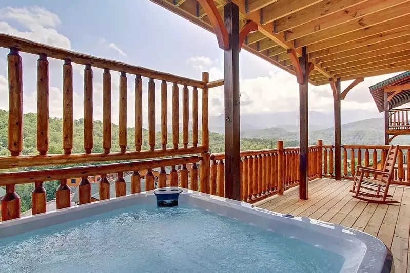 mountain lookout is one of the best Smoky Mountain Cabins for Large Families