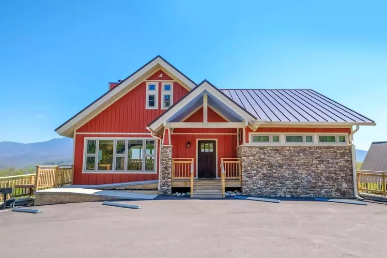 cherry tree lodge is one of our 4 bedroom cabins in pigeon forge and gatlinburg