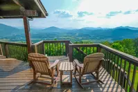 on top of the world is one of our gatlinburg cabins with mountain views