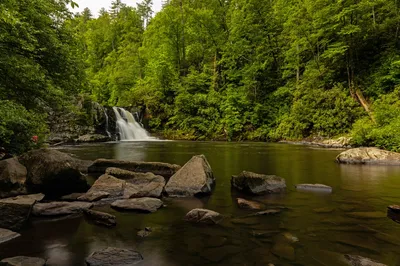 abrams falls in cades cove tn
